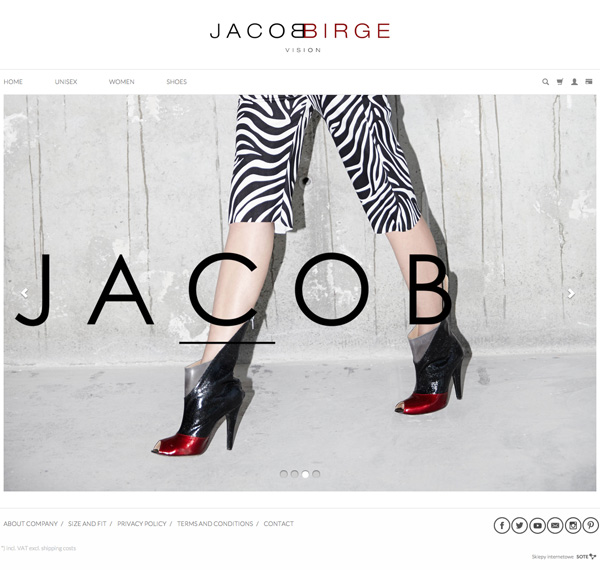 Sklep internetowy Jacob Birge działa na oprogramowaniu SOTESHOP