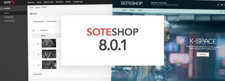 Sklep internetowy SOTESHOP 8.0.1