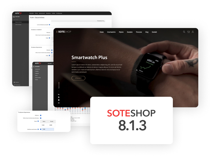 Sklep internetowy SOTESHOP 8.1.3