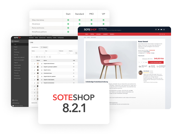 SOTESHOP 8.2.1 Online Store