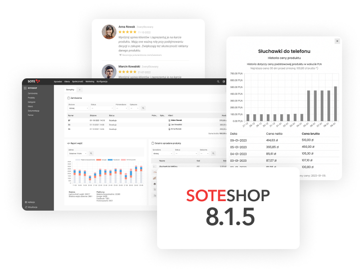 Sklep internetowy SOTESHOP 8.1.5