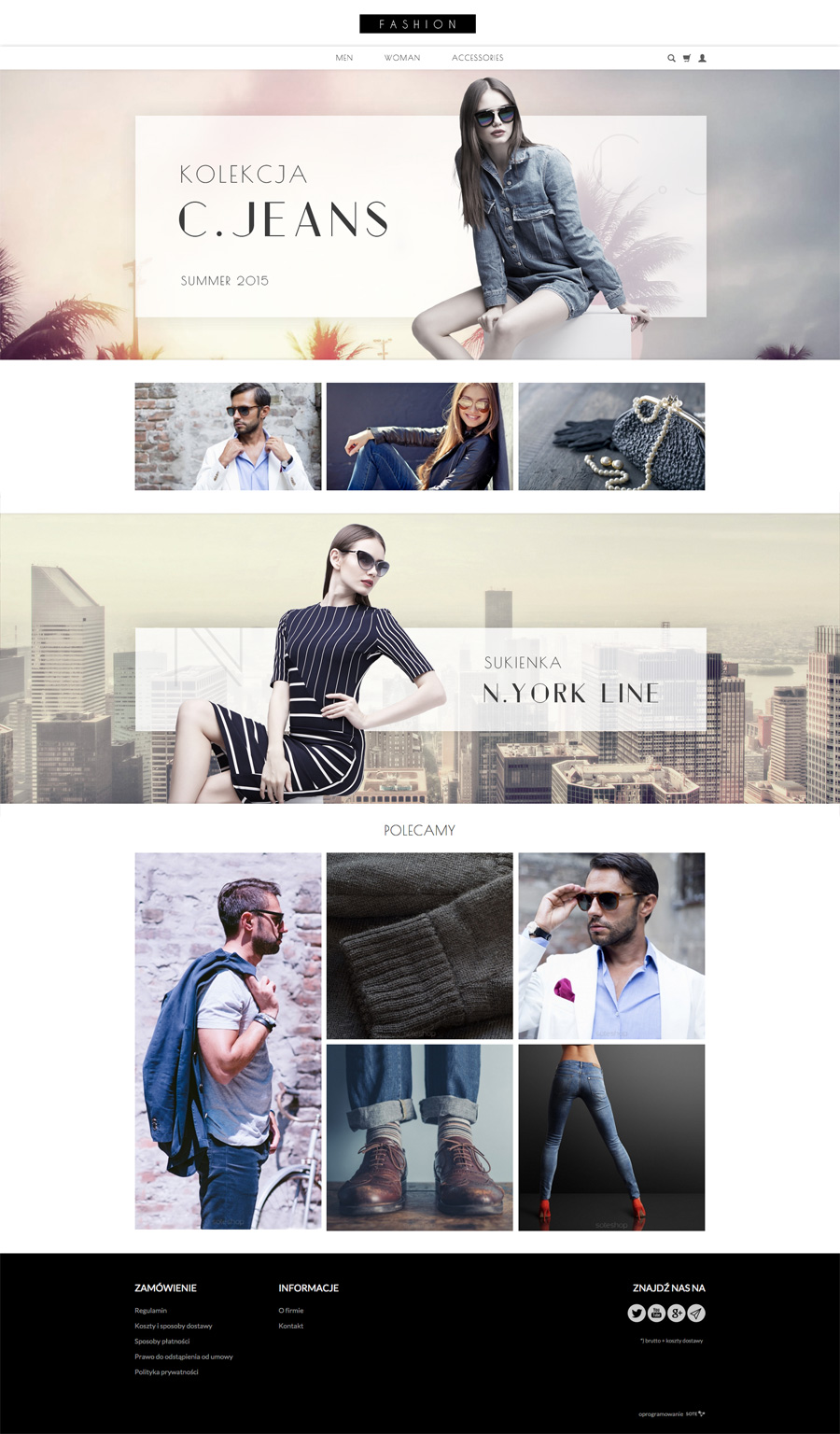 FashionRWD theme in SOTESHOP online store