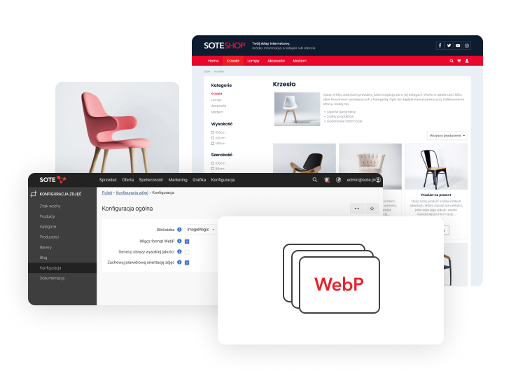 WebP images in the SOTESHOP online store